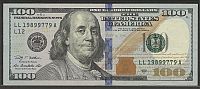 "Birthday Note" 2009A $100 San Francisco FRN, LL1989 9779A, AU